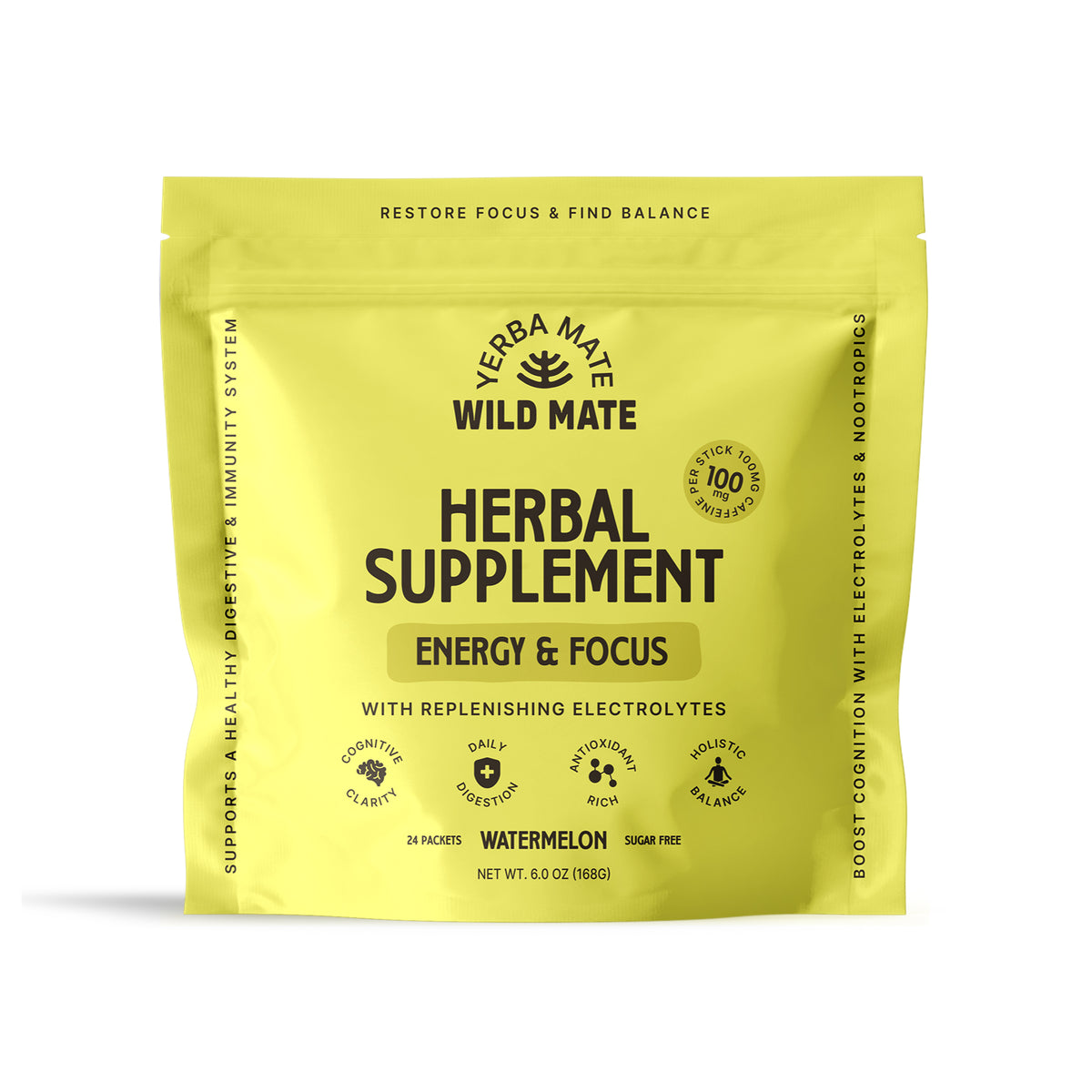 Wild Mate - Watermelon (Yerba Mate Stick Packs)